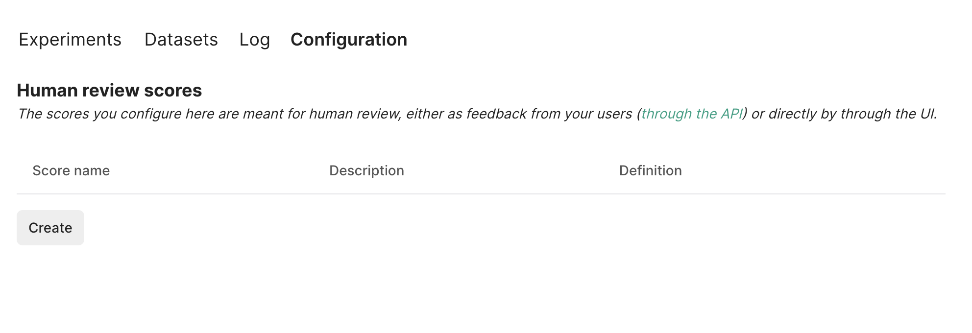 Human Review Configuration